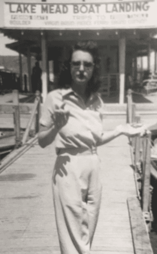 Winifred at Lake Mead, Nevada